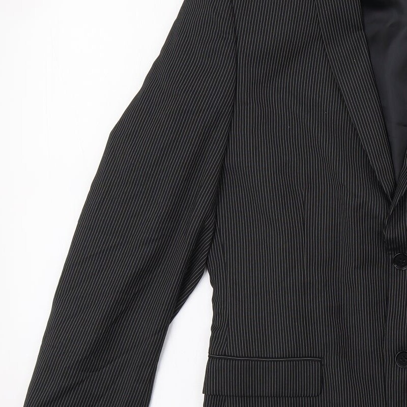 H&M Mens Silver Polyester Blend Blazer Size 38