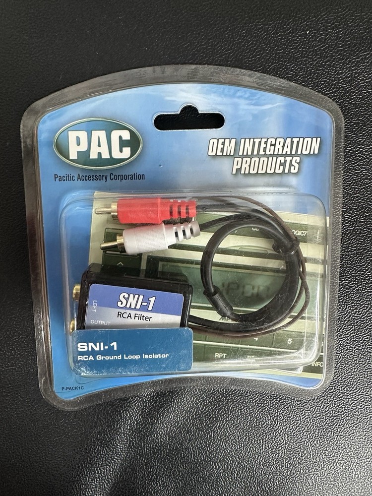 Pac SNI-1 RCA Ground Loop Noise Elimination Filter Isolator