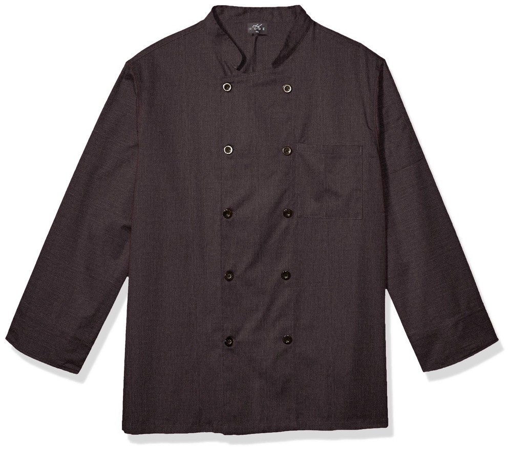 Cool Breeze Long Sleeve Chef Coat Mesh Vent Inlay Kitchen Jacket
