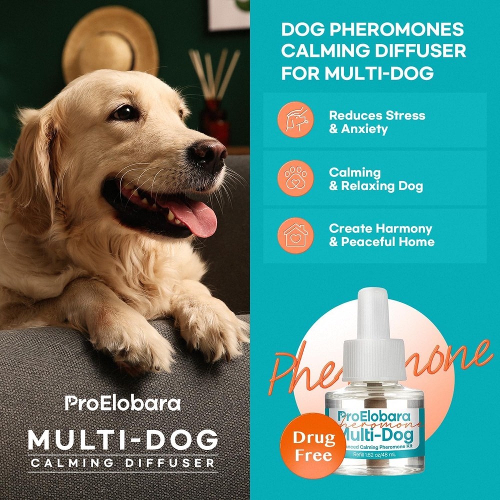 ProElobara Dog Calming Pheromone Plug Diffuser: Medium, White