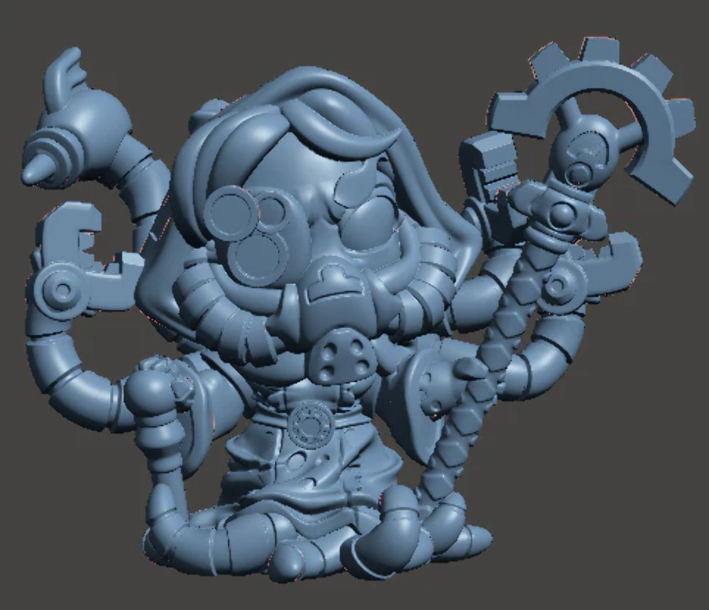 Chibi Mechanicute - Engineer Wizard