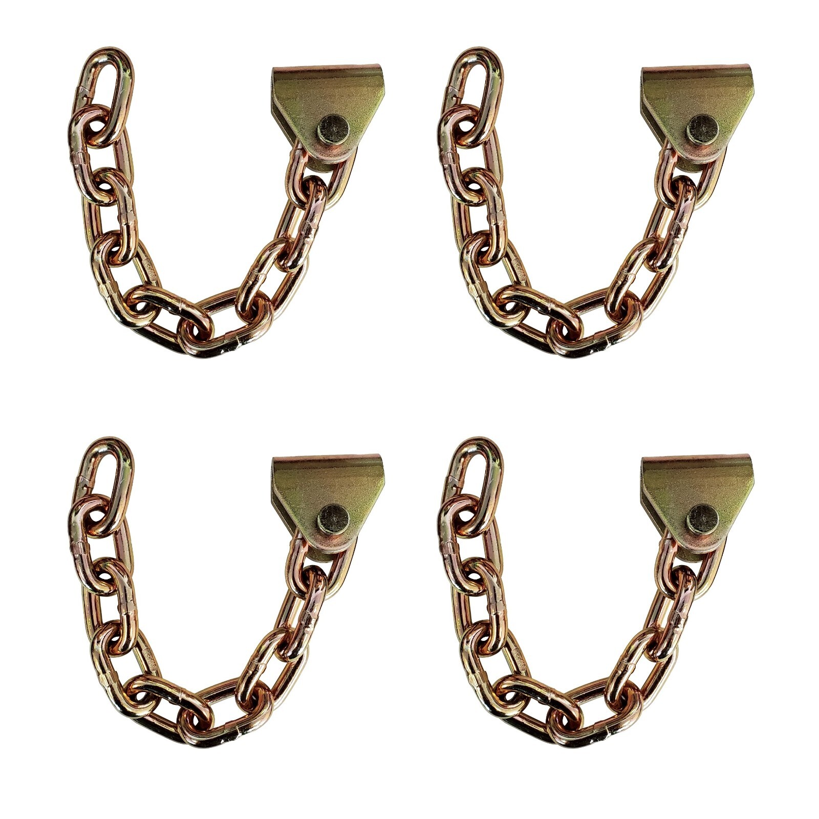 4 Pack G70 12" Ratchet Extension Chain for Car Hauler Trailer Tow Truck Wrecker