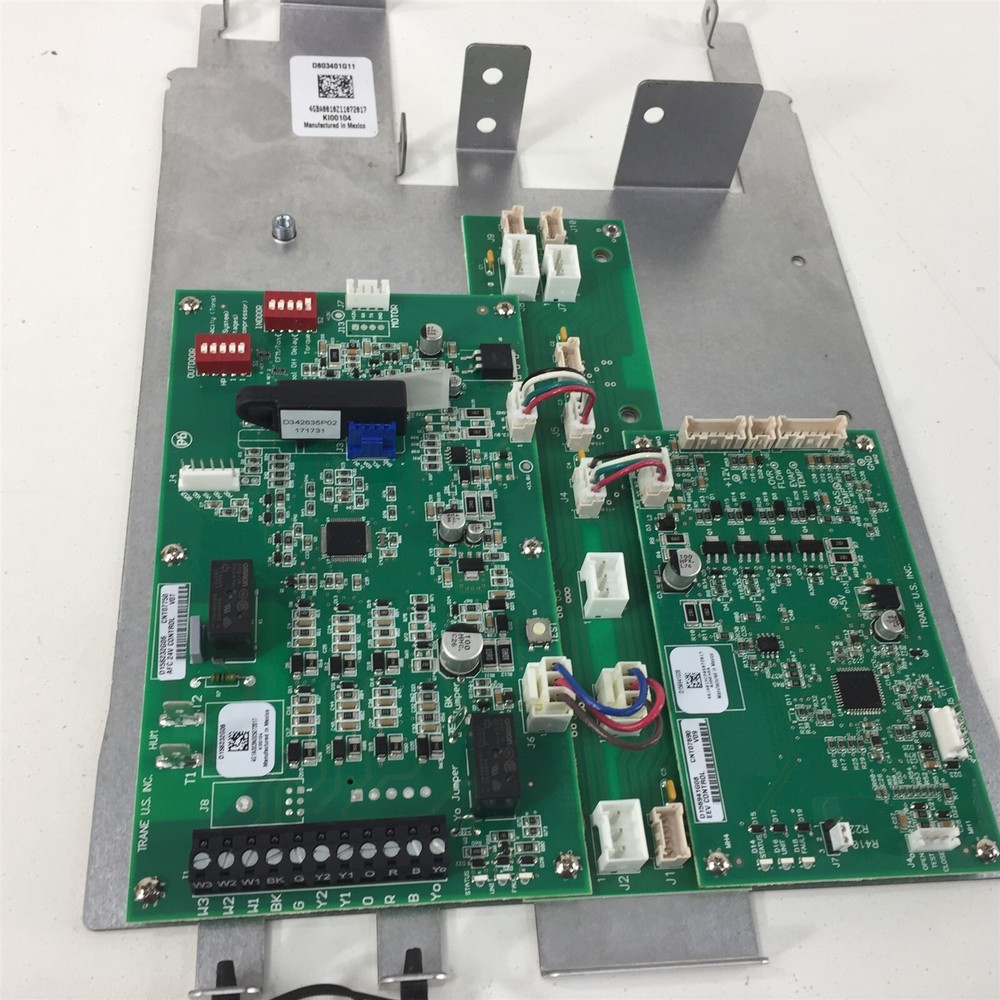 Trane D803401G11 Complete Control Board With Back Plane K100104 CNT07690