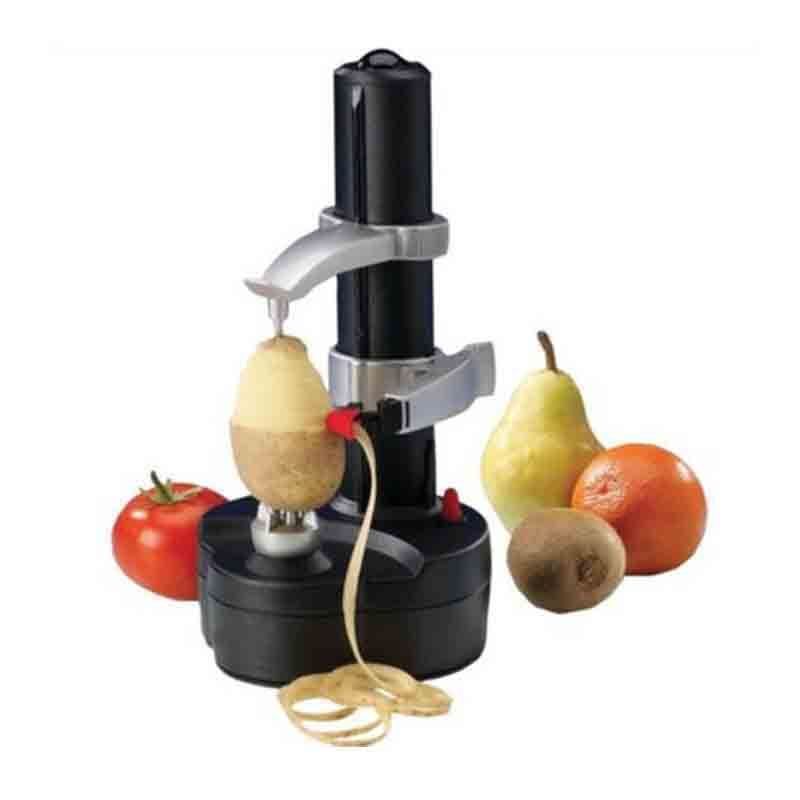 Automatic Electric Potato Peeler Apple Pear Fruit Quick Peeling Tool w/ Adapter