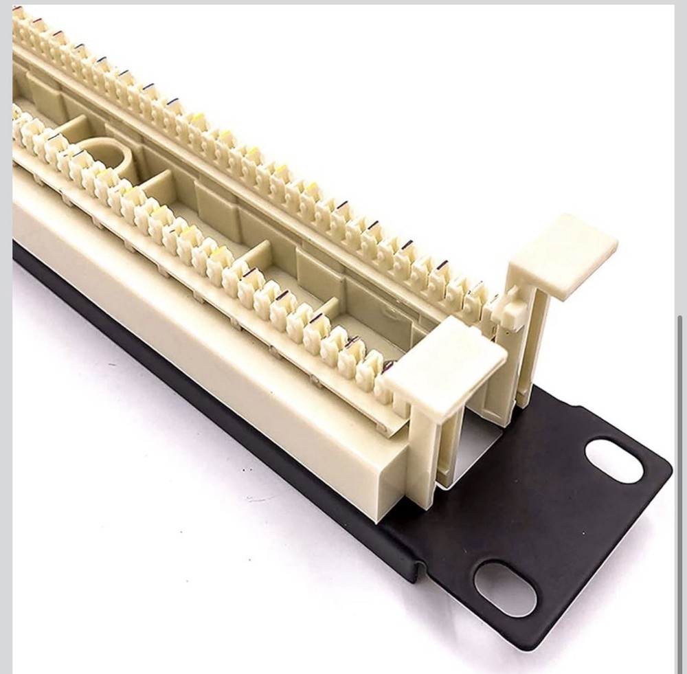 1U 19" 110-type 100 pair Telephone Patch Panel