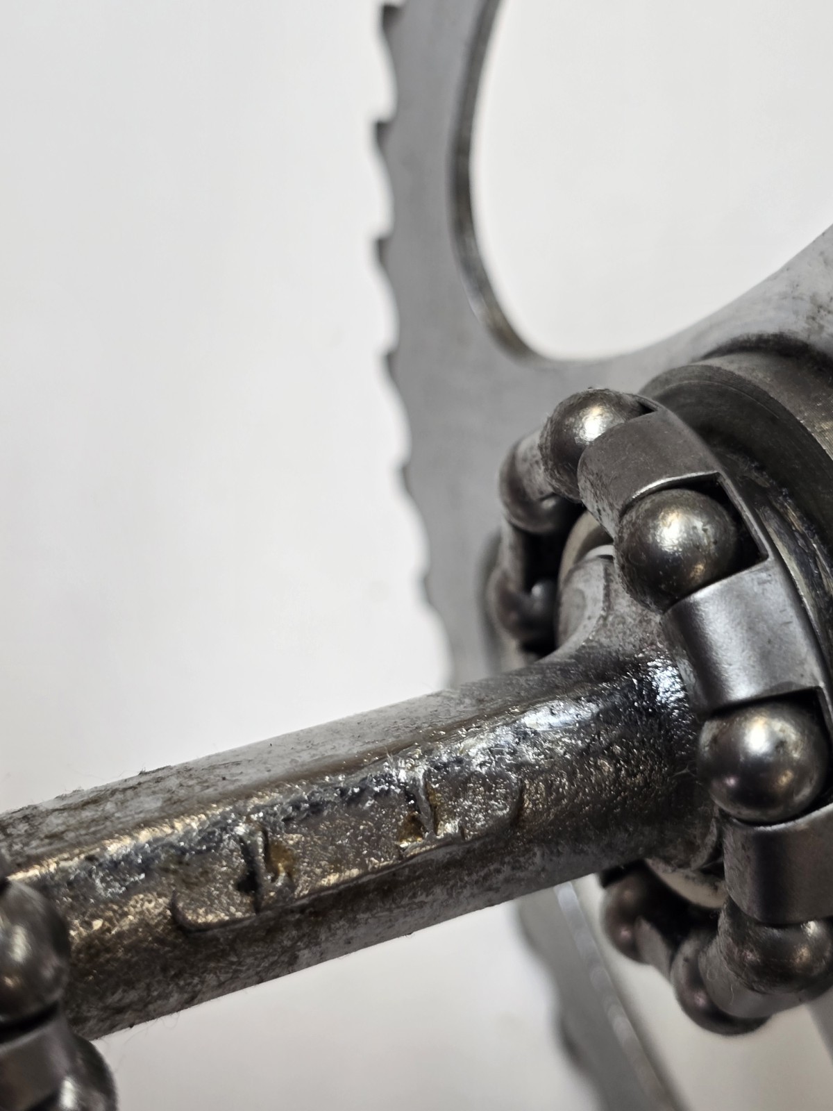 1981 Takagi Crankset One Piece 175MM x 24TPI Three Arrow Sprocket Old Scool BMX