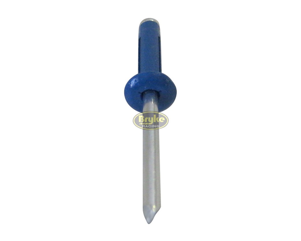 Exploding Small Head Blue Rivets Pop Rivet 250ct 3/16" Racing Fasteners Tri-Fold