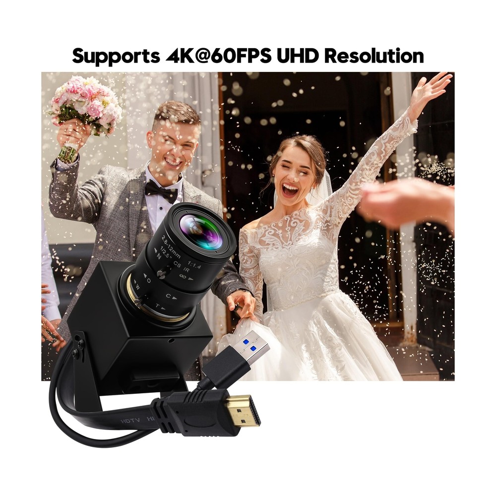 HDMI 60fps USB Camera 4K High Speed Camera USB3.0 HDMI Simultaneous Output Ca...
