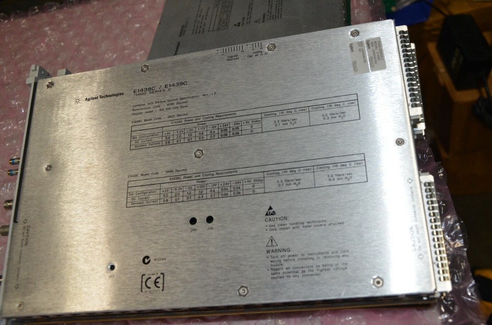 Agilent E1439C VXI Module 75000 Series C With Suhner .5 Watt Termination E8403a