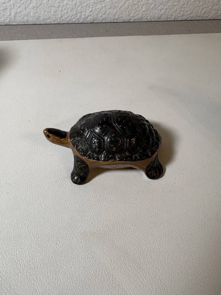 vintage ceramic turtle figurine From Japan