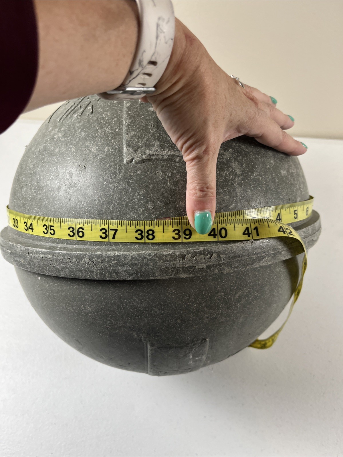 Japanese Large Heavy Plastic Fishing Bouy Float 38 Inches Around And Up/down