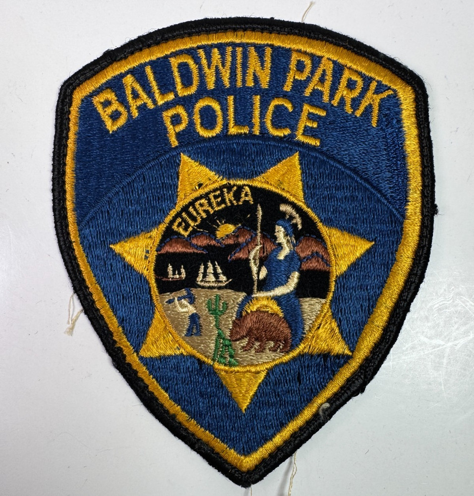 Baldwin Park Police California CA Patch M2