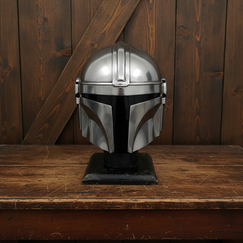 Mandalorian Helmet Armor with Inner Liner & Adjustable Chin Strap