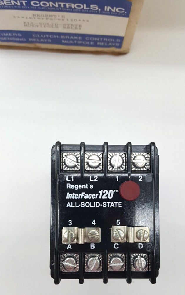 REGENTS, InterFacer 120 SOLID-STATE RELAY, MULTIPOLE, 120VAC