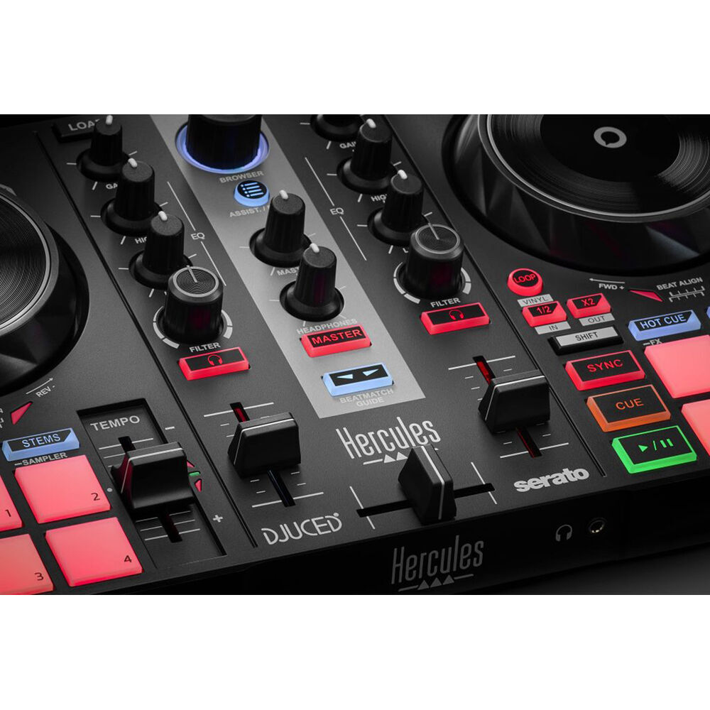 Hercules DJControl Inpulse 200 MK2 - Compact DJ Controller