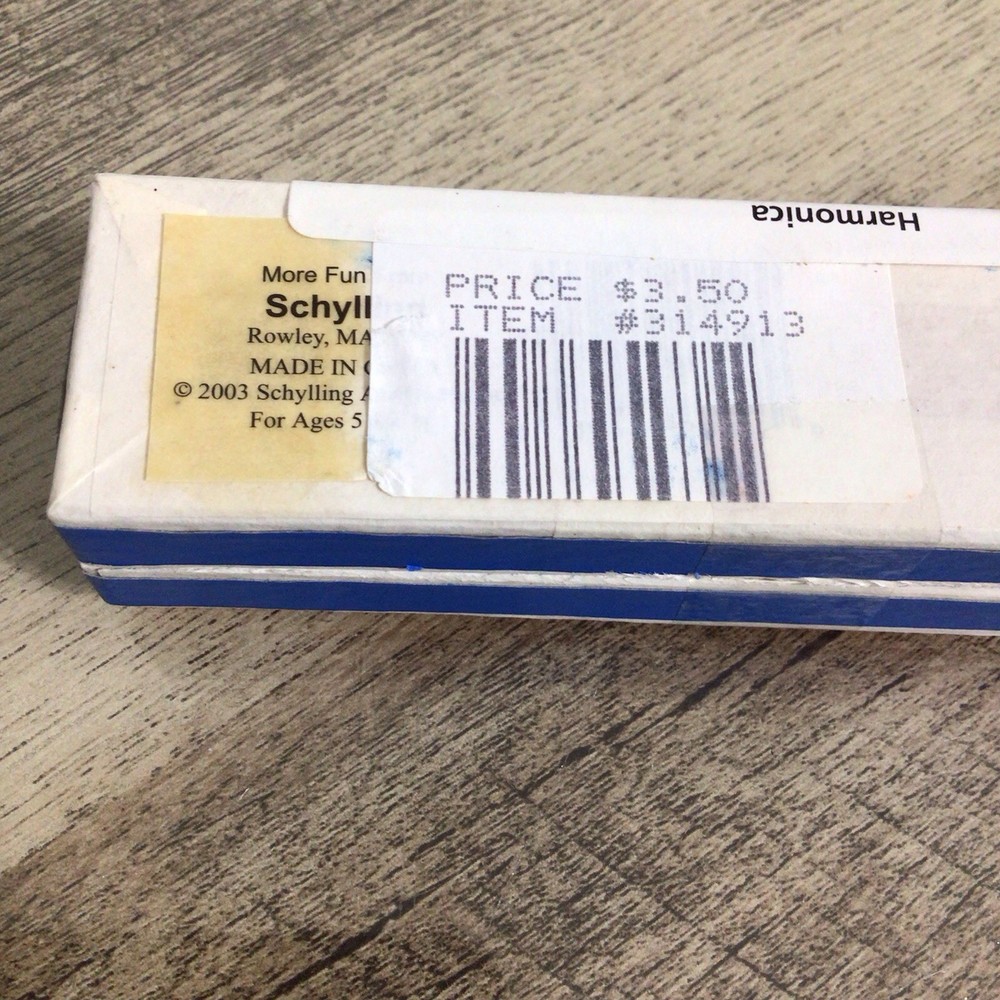 Vintage Schylling Harmonica with Box