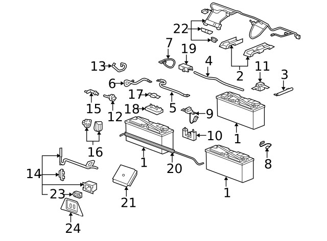 Genuine GM Negative Cable 88986963