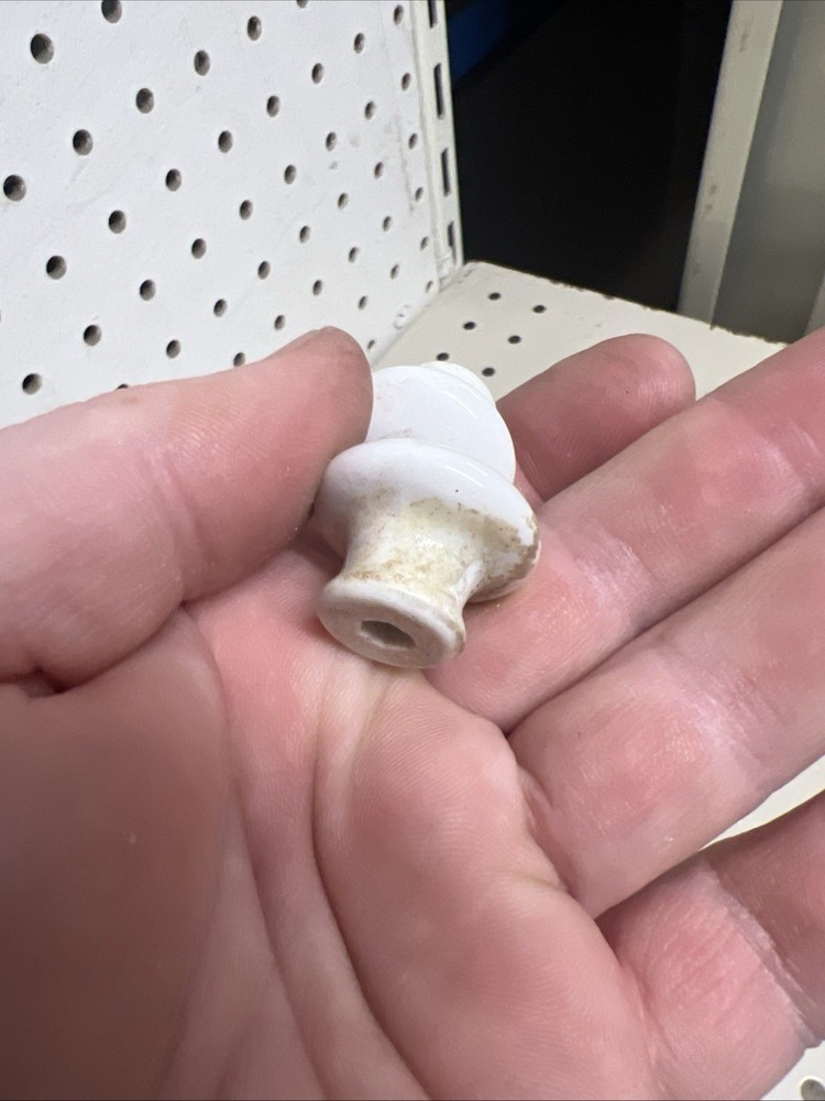 Lot 13 Antique White Ceramic Drawer Pulls Cabinet Knobs Assorted Lot Sizes