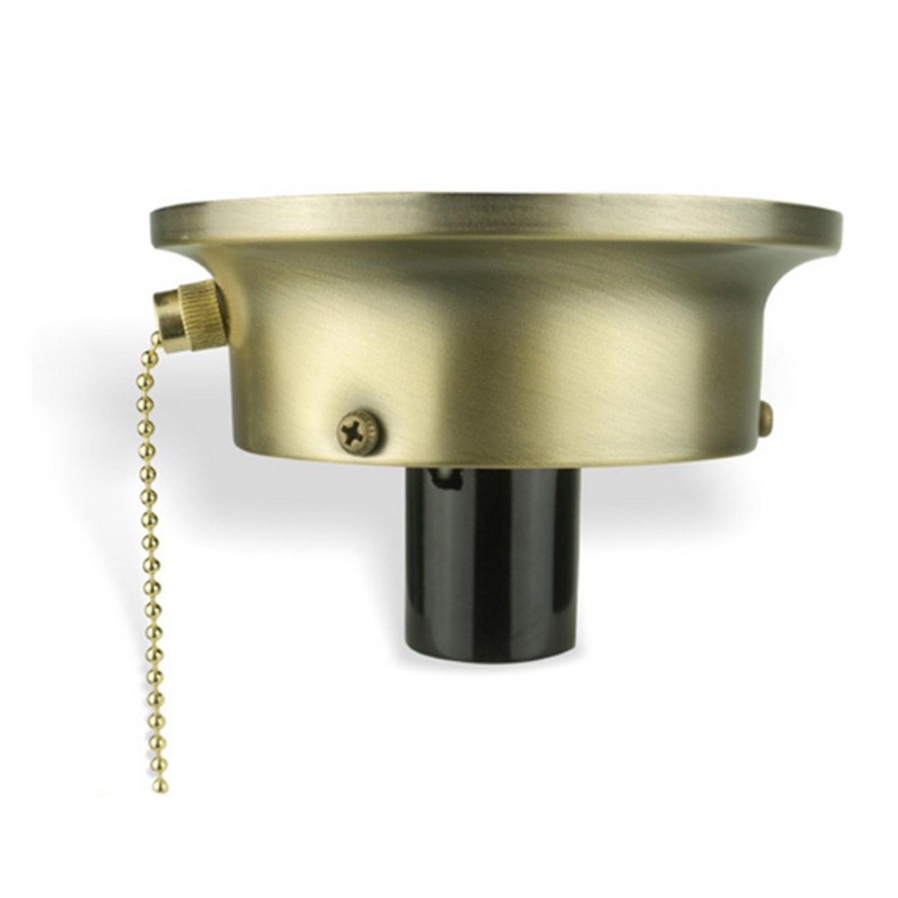 Wired Flush Mount Ceiling Fixture Kit with On/Off Pull Chain Switch,3-1/4"Fit...