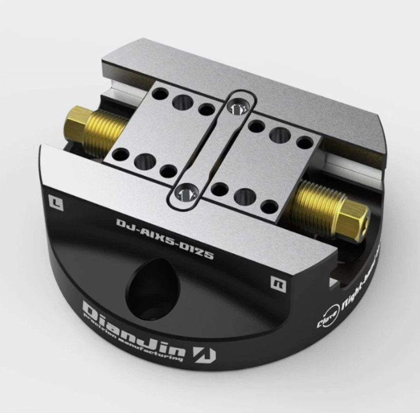 DJ-AIX5-D125 Four & Five Axis Machining Integral Self-centering Concentric Vice