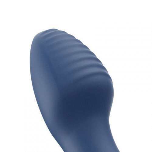 Frenzy Pressure Sensing App Compatible Rotating Butt Plug - Blue