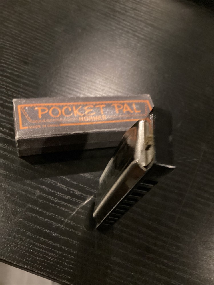 NICE HOHNER POCKET PAL HARMONICA IN BOX