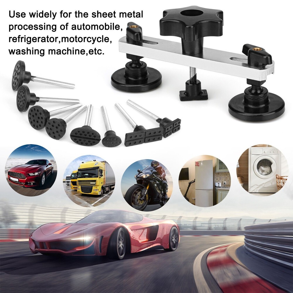 Car Dent Bar Puller Pull Lever Pulling Kit Removal Hammer Repair Auto Body Tools