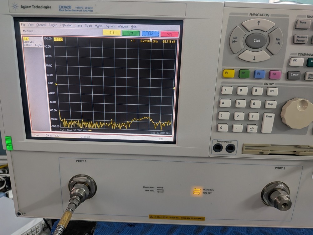 🔥 Agilent E8362B 10Mhz-20GHz Vector Network Analyzer ~ Calibrated! w/options.