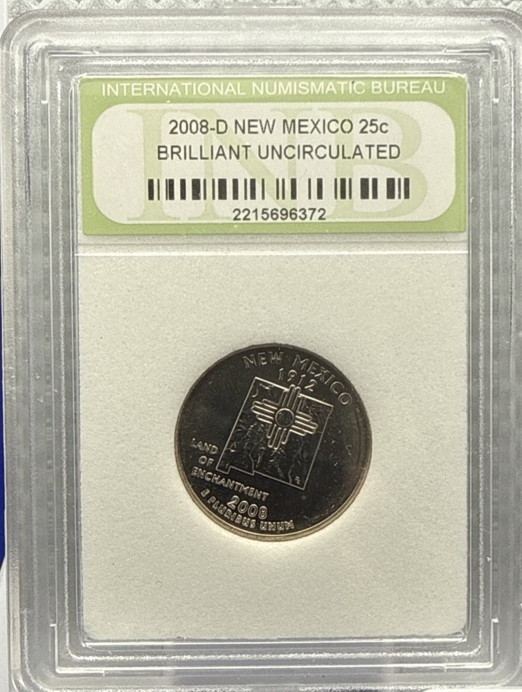 2008 D - NEW MEXICO State Quarter - BU