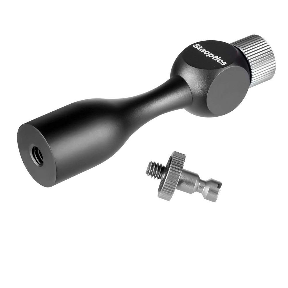 Staoptics Binocular Tripod Adapter Quick Release 1/4-20Inch Threading Black