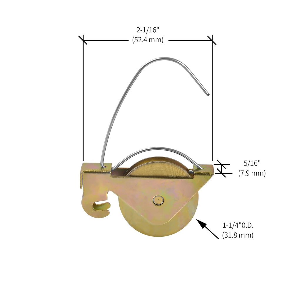 2-Pack Sliding Screen Door Rollers - Compatible with KDEX20 Series KD Screen Doo