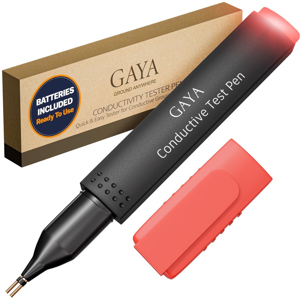 Grounding Mat & Conductivity Tester Bundle – for Relaxation & Fast Grounding...
