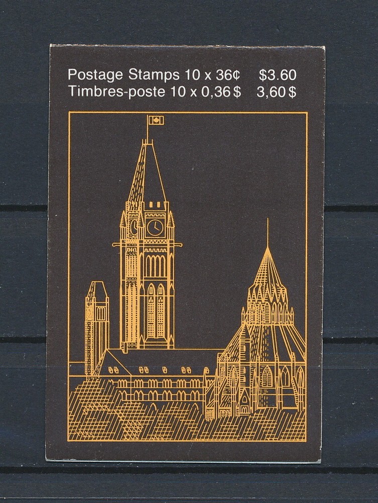 CANADA  926Bc MNH, Booklet BK93, 1987