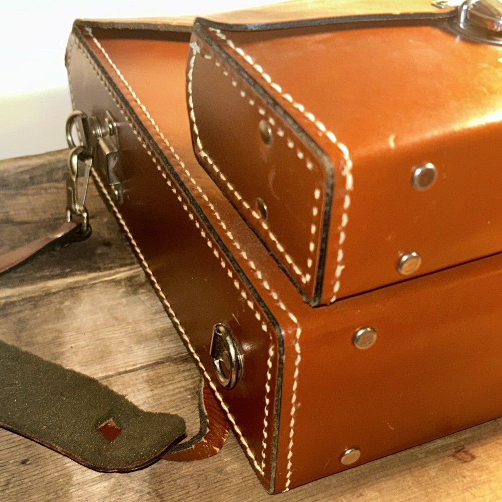 Panametrics Leather Hard CASE carrying case for Electronics (CASE ONLY)