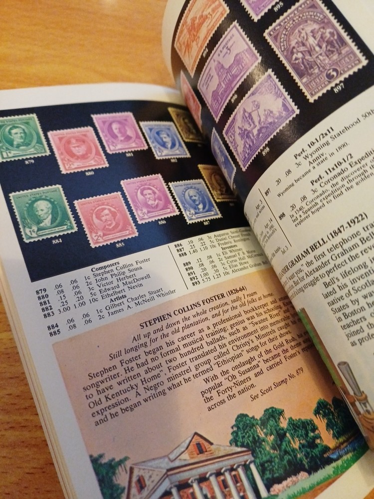 Stamps & Stories 1975 US Postage Stamp Value Book History Told In Stamps BOOK