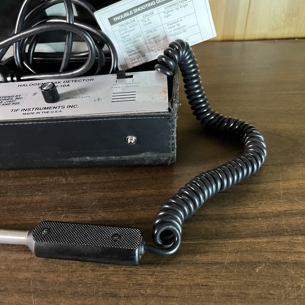 TIF Instruments Inc. Halogen Leak Detector Type H - 10A
