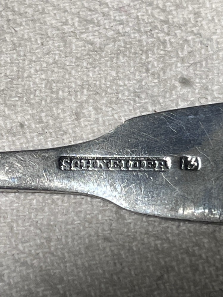 Antique 13 Loth German Silver Schneider