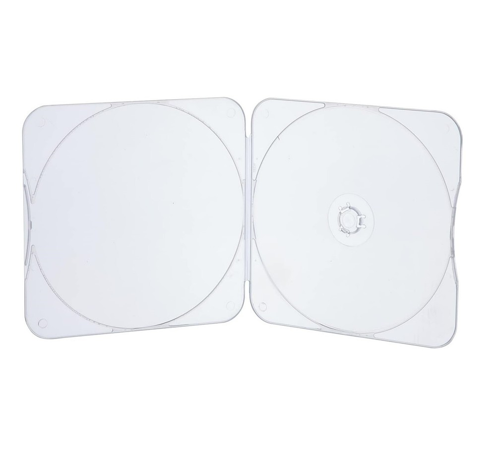 Premium CB11 Single CD Case Clam Shell Case Clear CD Mailer Slim Case DURASLIM