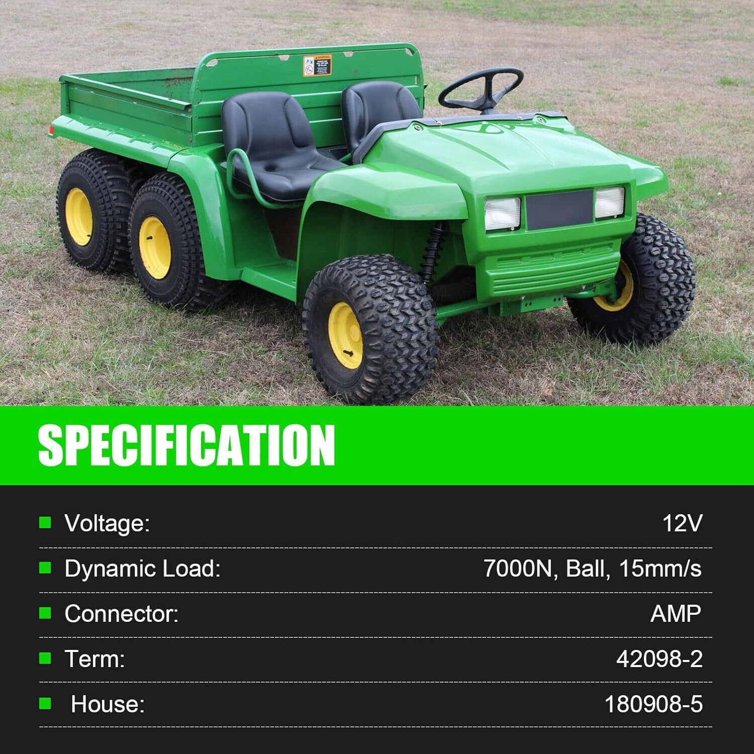 For John Deere 4X2 6X4 TE TH TS TX M-Gator NEW Lift Actuator AM133408 AM131228