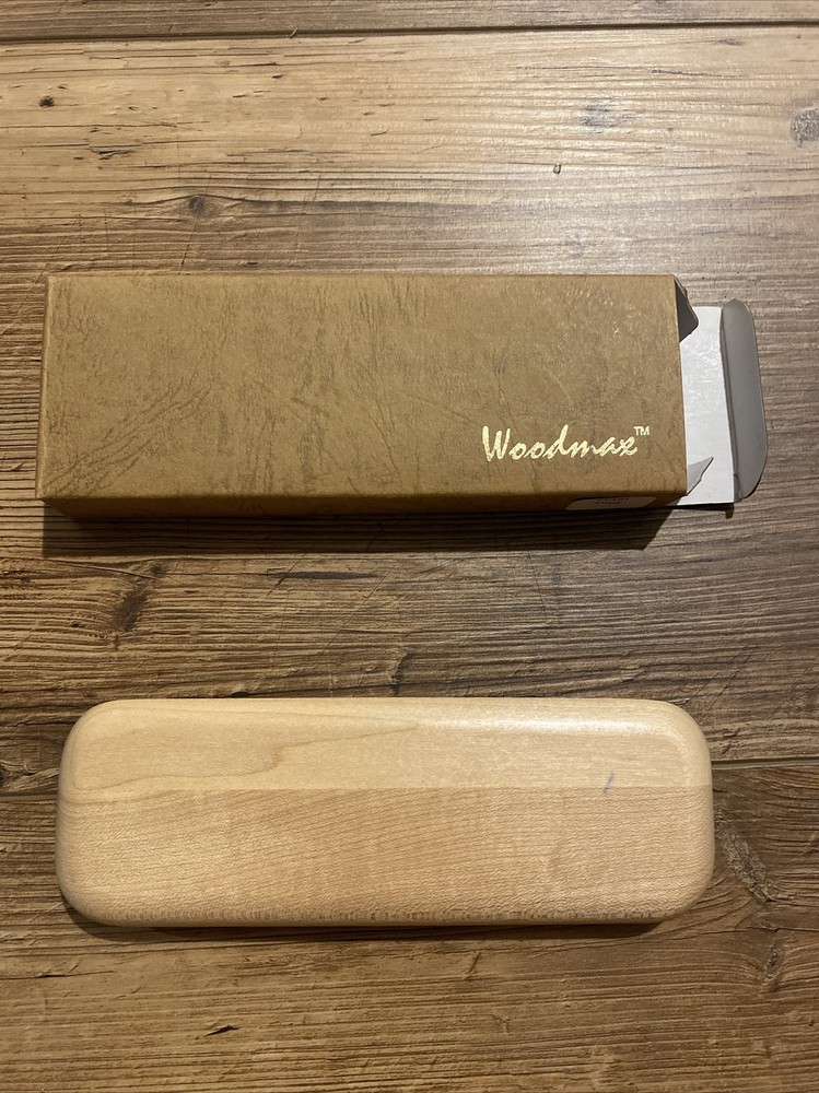 Woodmax MAPLE Pen Pencil Box / Case  6.5" by 2.25"  NEW