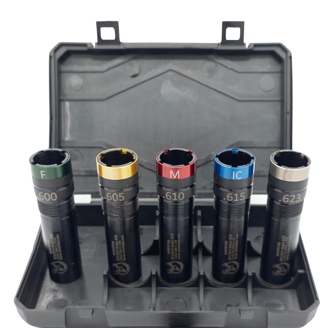 Beretta/Benelli Mobil Thread 20ga Extended Choke Set /w Rings 5x Black Winenton