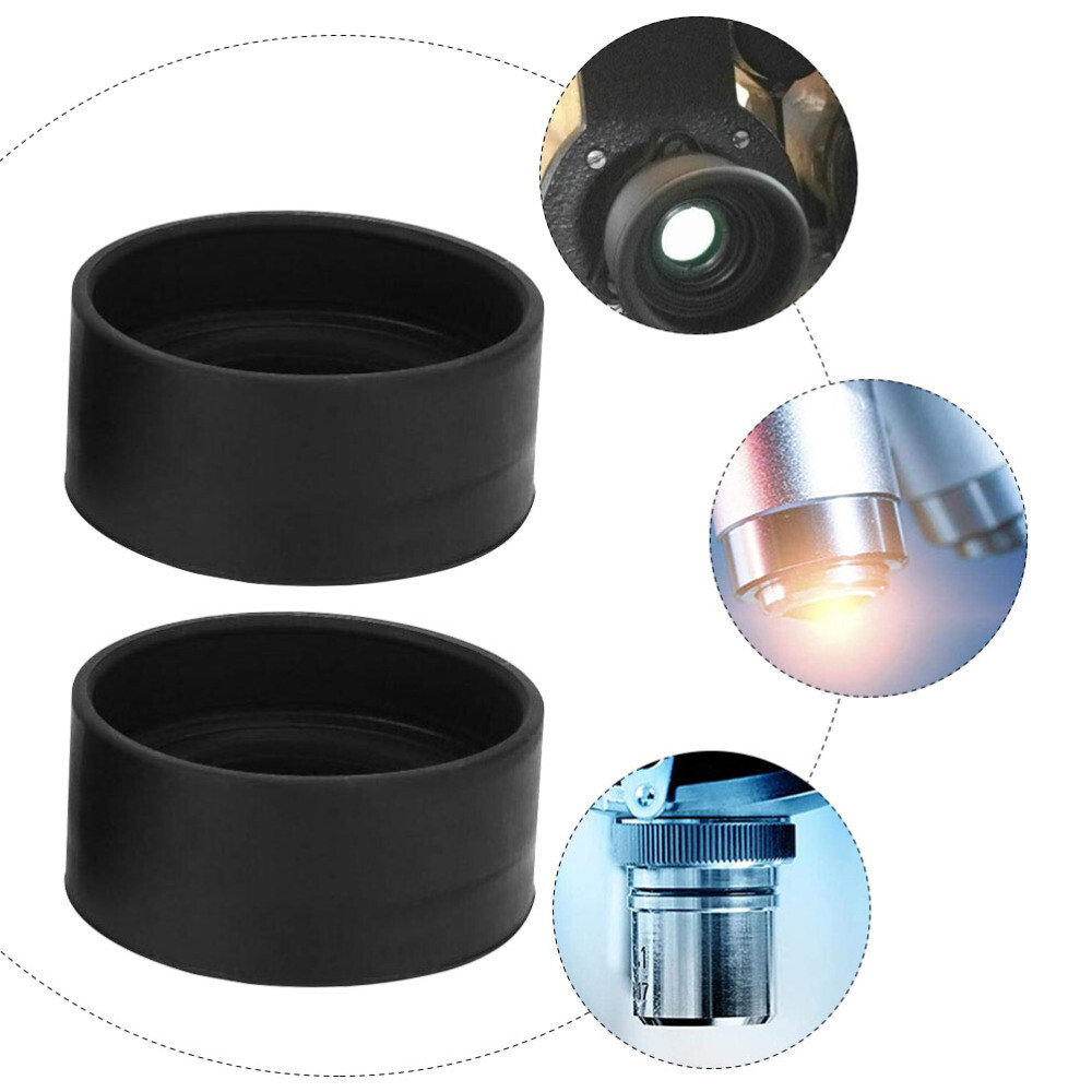 2Pcs Microscope Eye Guards Microscope Eyecups Microscope Eyecups Rubber Eye Cups