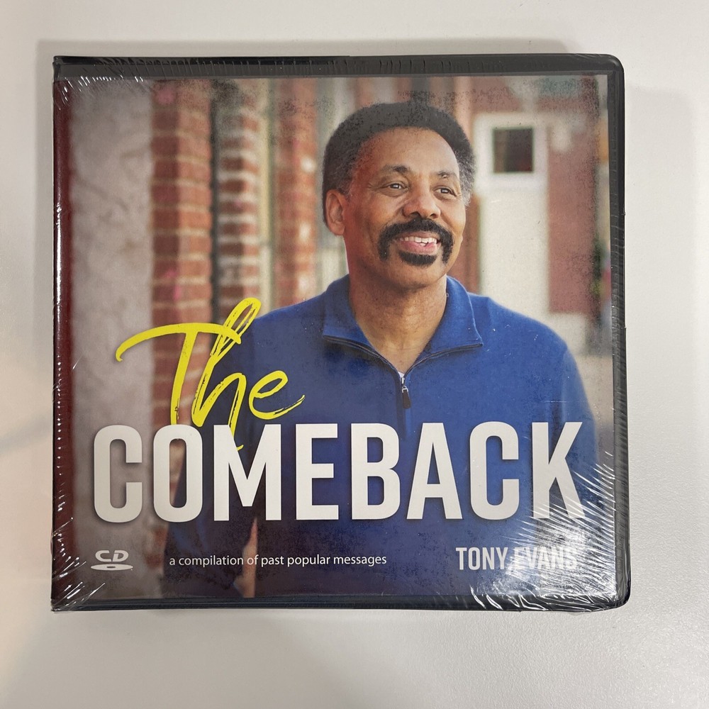 Tony Evans CD Set "The Comeback" Christian Sermon . Complete