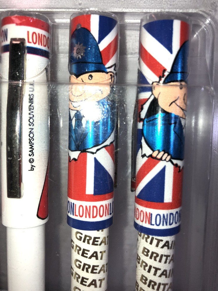 Allders Destination UK 6 Pack Pens NIP