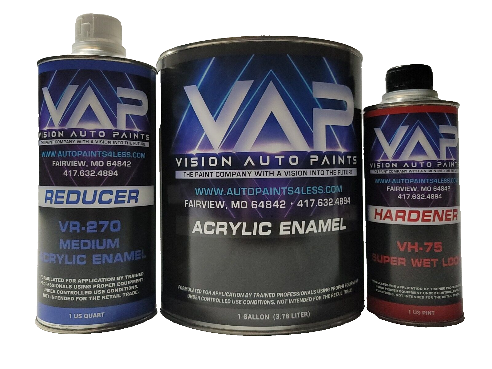 9483 Gloss Gun Metal Gray Metallic Single Stage Acrylic Enamel Paint Gallon Kit