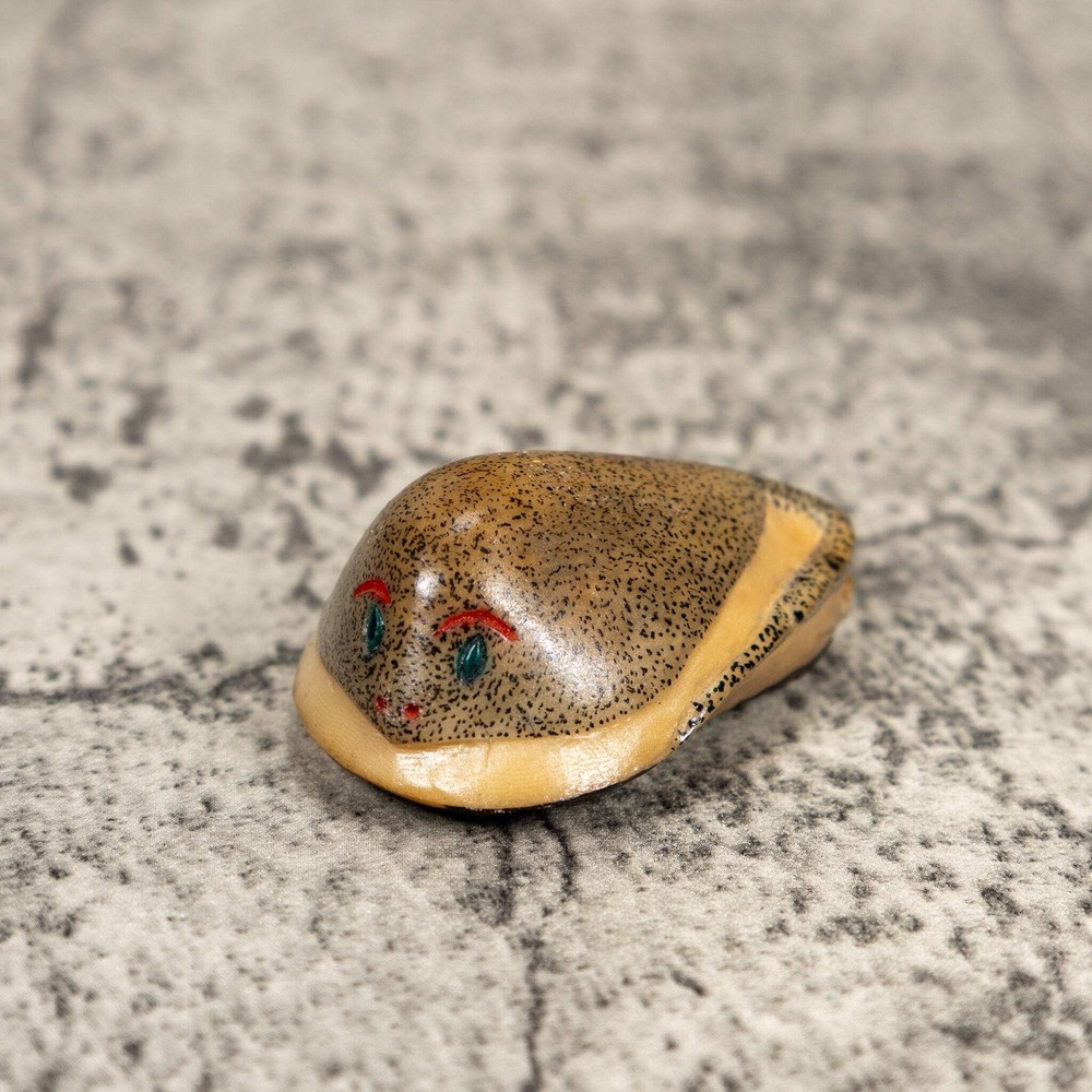 Ocean Stingray Tagua Carving