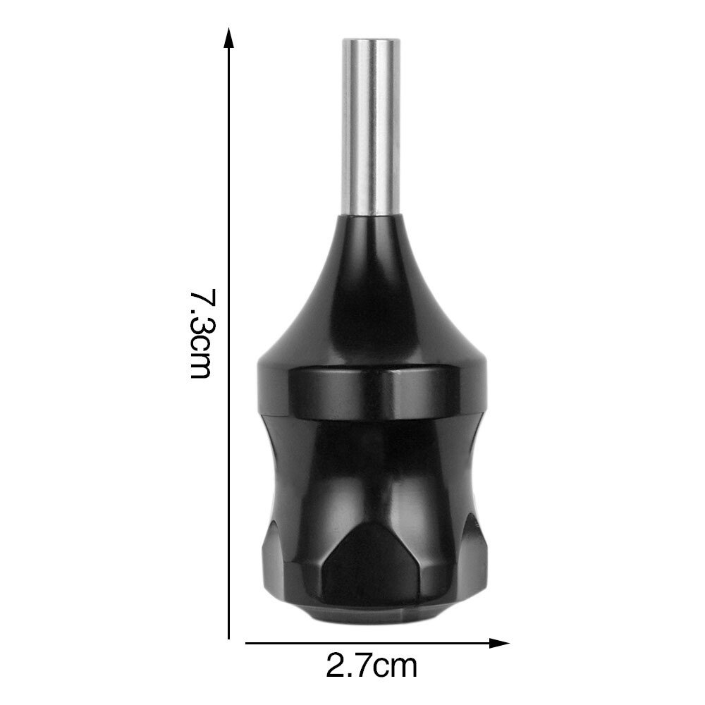 Professional Black 30mm Tattoo Zinc Alloy Cartridge Grip And 78mm Needle Plunger