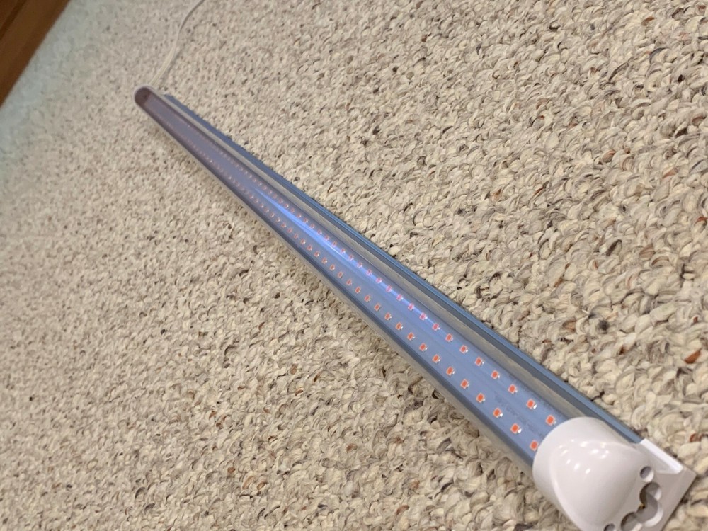 LED Grow Light Full Spectrum Red Blue 2 Pack With Accessories