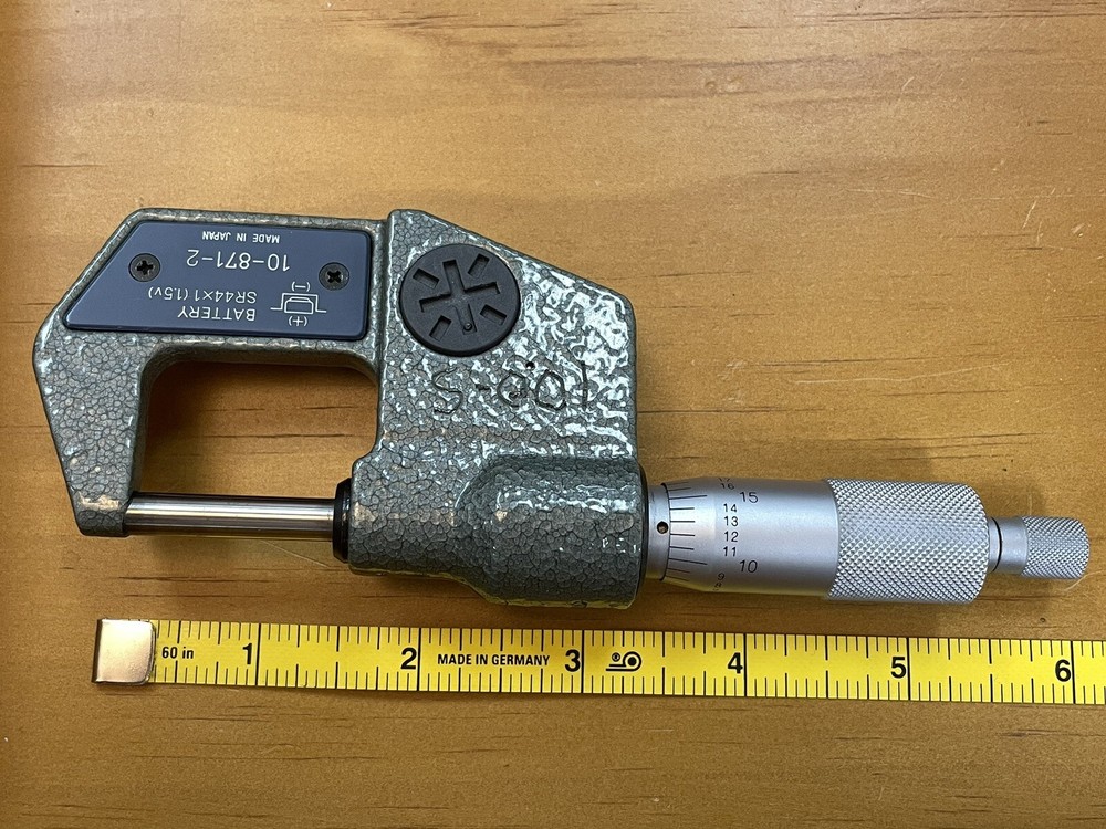 SPI Digital Micrometer In Case 10-871-2 measuring device