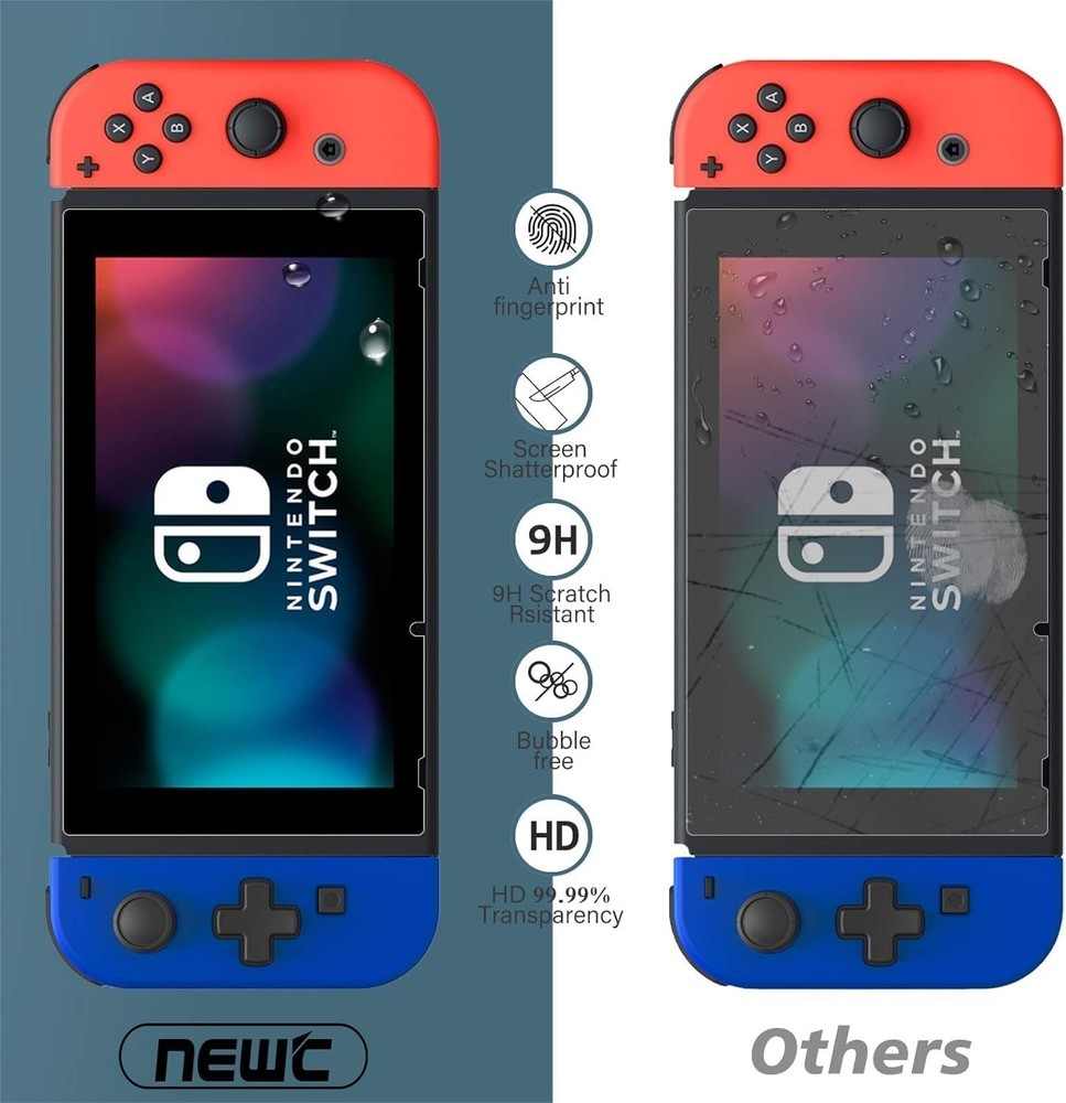 3 Pack Nintendo Switch Screen Protector Ultra Resistant